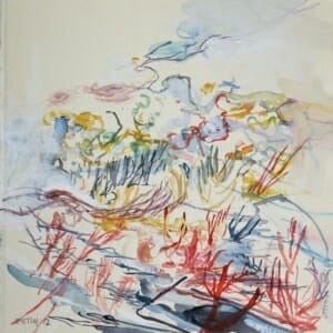 Sketch 2. Watercolour on Paper. 18.7 x 17.8cm. 2012. © 2012 VICTORIA CATTONI ALL RIGHTS RESERVED