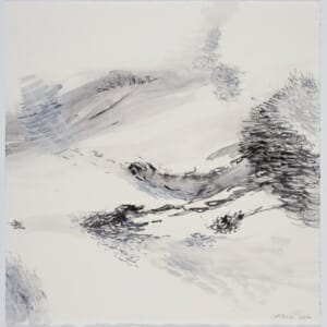 A Morning I, Coimbra. Watercolour on paper. 28 x 28.5cm. 2016 Portugal. Photo Credit, Ian Hill. © 2018 VICTORIA CATTONI ALL RIGHTS RESERVED