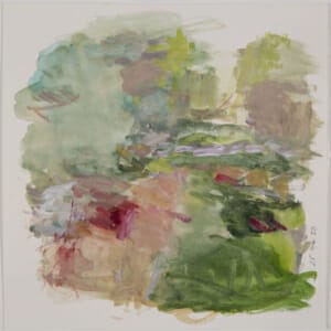 Water Carries Colour 25.04.20. Watercolour on Paper. Approx 21 x 21cm. 2020. © 2020 VICTORIA CATTONI ALL RIGHTS RESERVED