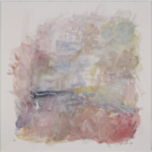 Water Carries Colour 05.05.20A. Watercolour on Paper. Approx 21 x 21cm. 2020 © 2020 VICTORIA CATTONI ALL RIGHTS RESERVED