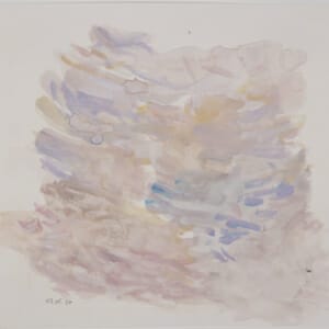 Water Carries Colour 07.05.20. Watercolour on Paper. Approx 21 x 21cm. 2020. © 2020 VICTORIA CATTONI ALL RIGHTS RESERVED