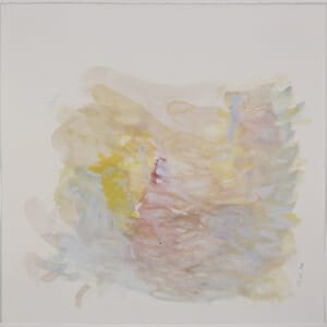 Water Carries Colour 18.05.20C. Watercolour on Paper. Approx 21 x 21cm. 2020. © 2020 VICTORIA CATTONI ALL RIGHTS RESERVED