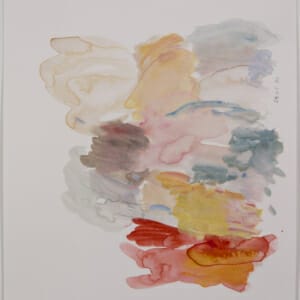 Water Carries Colour 28.05.20A. Watercolour on Paper. Approx 21 x 21cm. 2020. © 2020 VICTORIA CATTONI ALL RIGHTS RESERVED