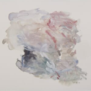 Water Carries Colour 15.06.20. Watercolour on Paper. Approx 21 x 21cm. 2020. © 2020 VICTORIA CATTONI ALL RIGHTS RESERVED