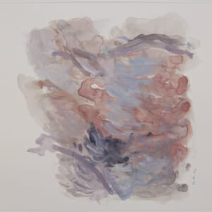 Water Carries Colour 16.05.20A. Watercolour on Paper. Approx 21 x 21cm. 2020. © 2020 VICTORIA CATTONI ALL RIGHTS RESERVED