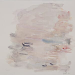 Water Carries Colour 26.03.20B. Watercolour on Paper. Approx 21 x 21cm. 2020. © 2020 VICTORIA CATTONI ALL RIGHTS RESERVED