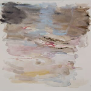 Water Carries Colour 07.04.20A. Watercolour on Paper. Approx 21 x 21cm. 2020. © 2020 VICTORIA CATTONI ALL RIGHTS RESERVED