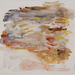 Water Carries Colour 12.04.20. Watercolour on Paper. Approx 21 x 21cm. 2020. © 2020 VICTORIA CATTONI ALL RIGHTS RESERVED