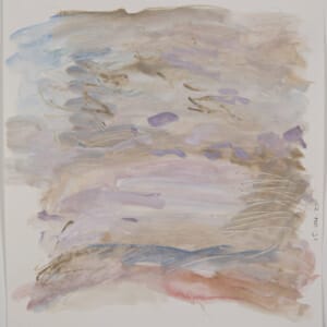 Water Carries Colour 15.04.20A. Watercolour on Paper. Approx 21 x 21cm. 2020. © 2020 VICTORIA CATTONI ALL RIGHTS RESERVED