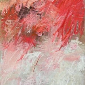 Blindside. 2024. Oil on linen. Approx 61 x 51 x 2cm. Photo Credit, Self. © 2024 VICTORIA CATTONI ALL RIGHTS